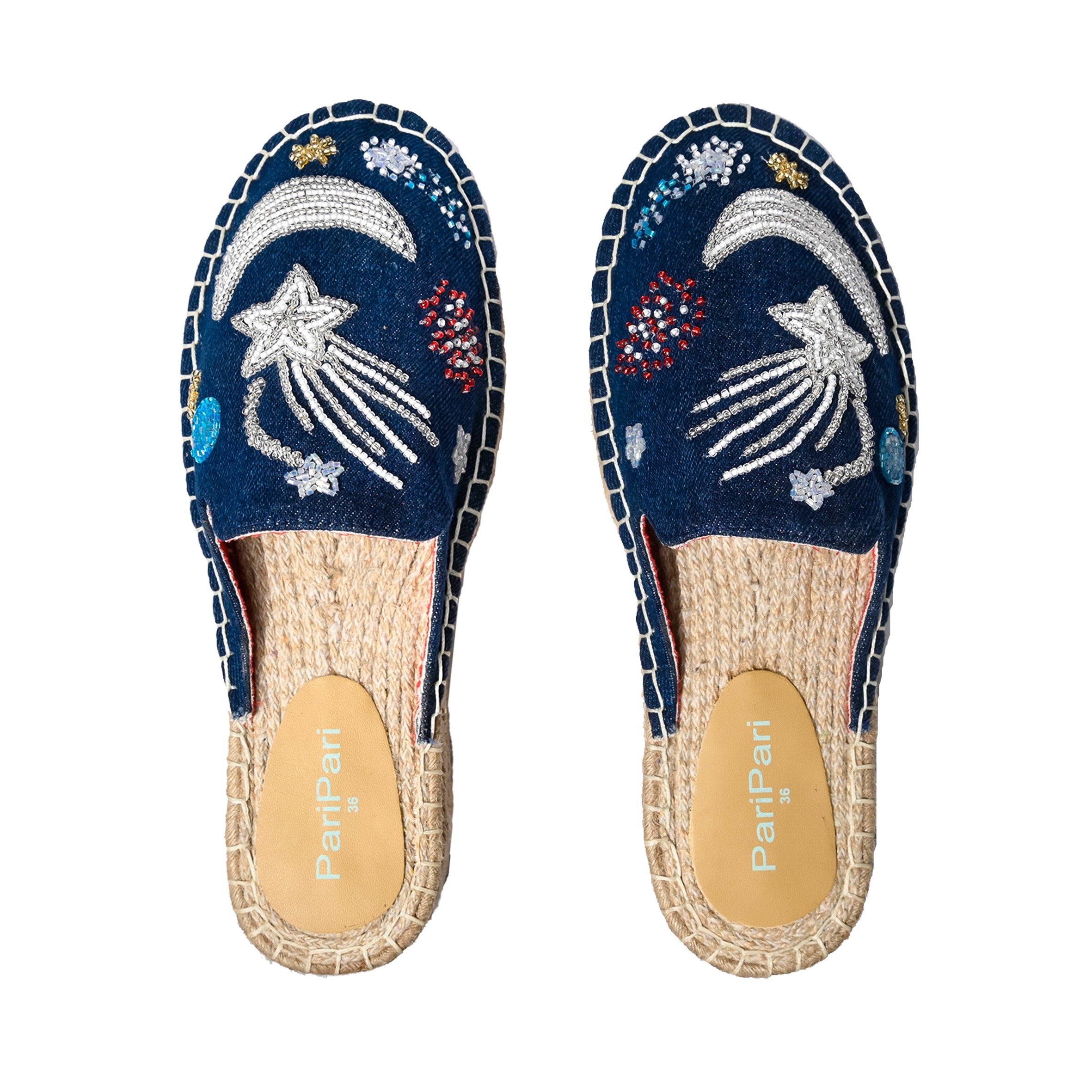 STARRY NIGHT DARK DENIM PLATFORM
