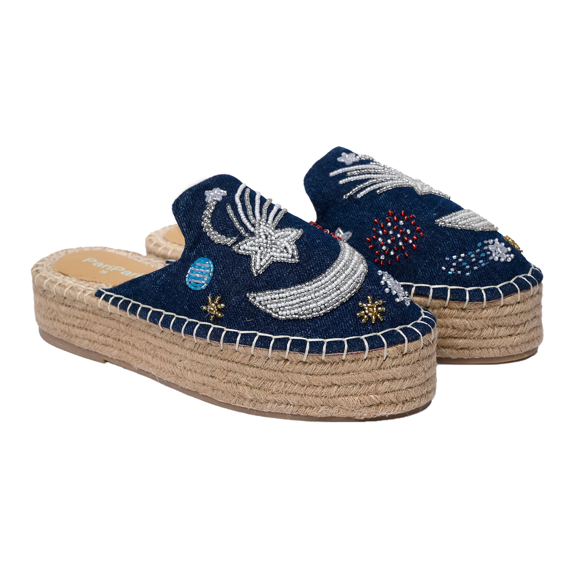 STARRY NIGHT DARK DENIM PLATFORM