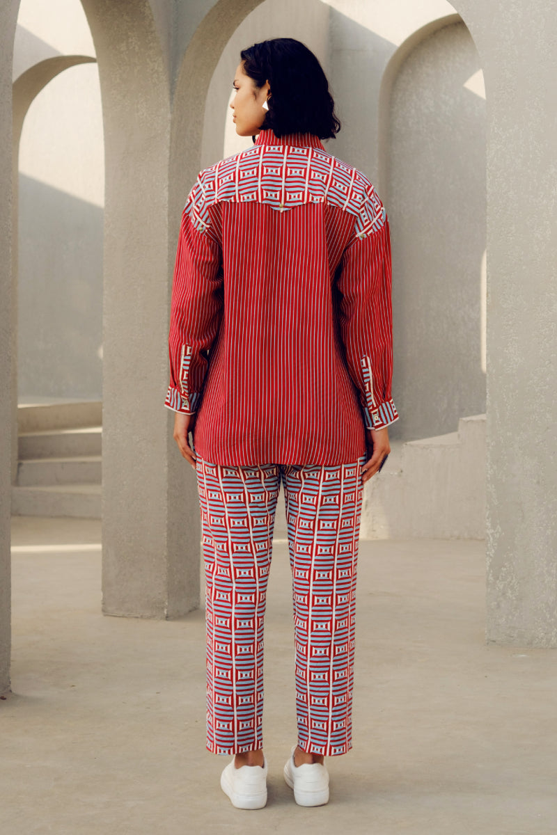 Red Illusion Shirt