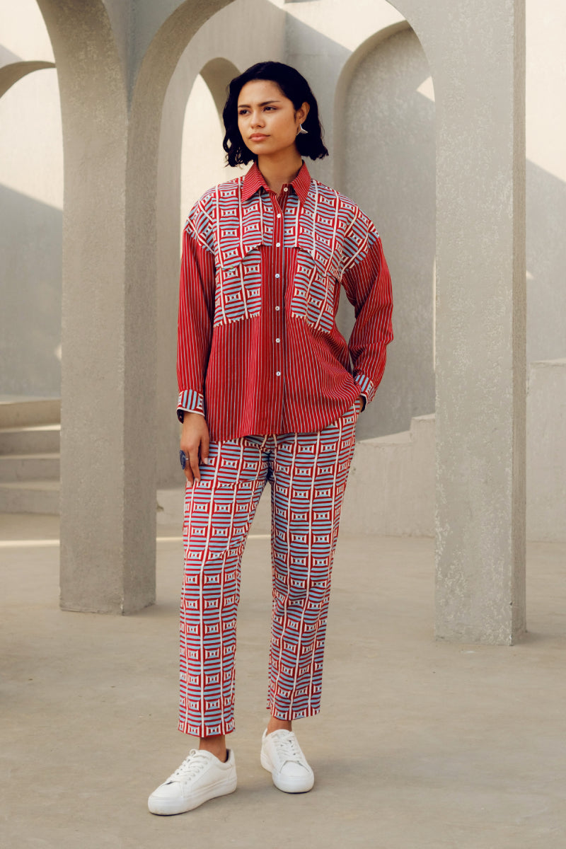 Red Illusion Shirt