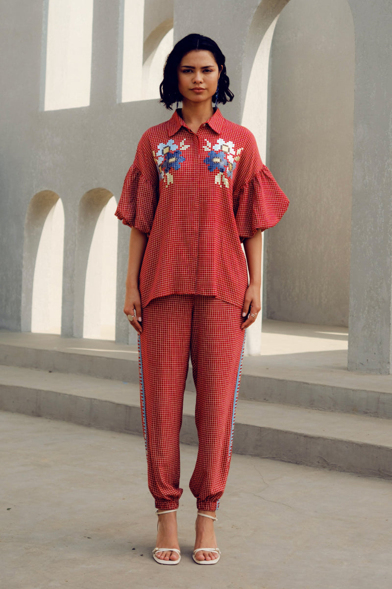 Red Balloon Sleeve Co-Ord