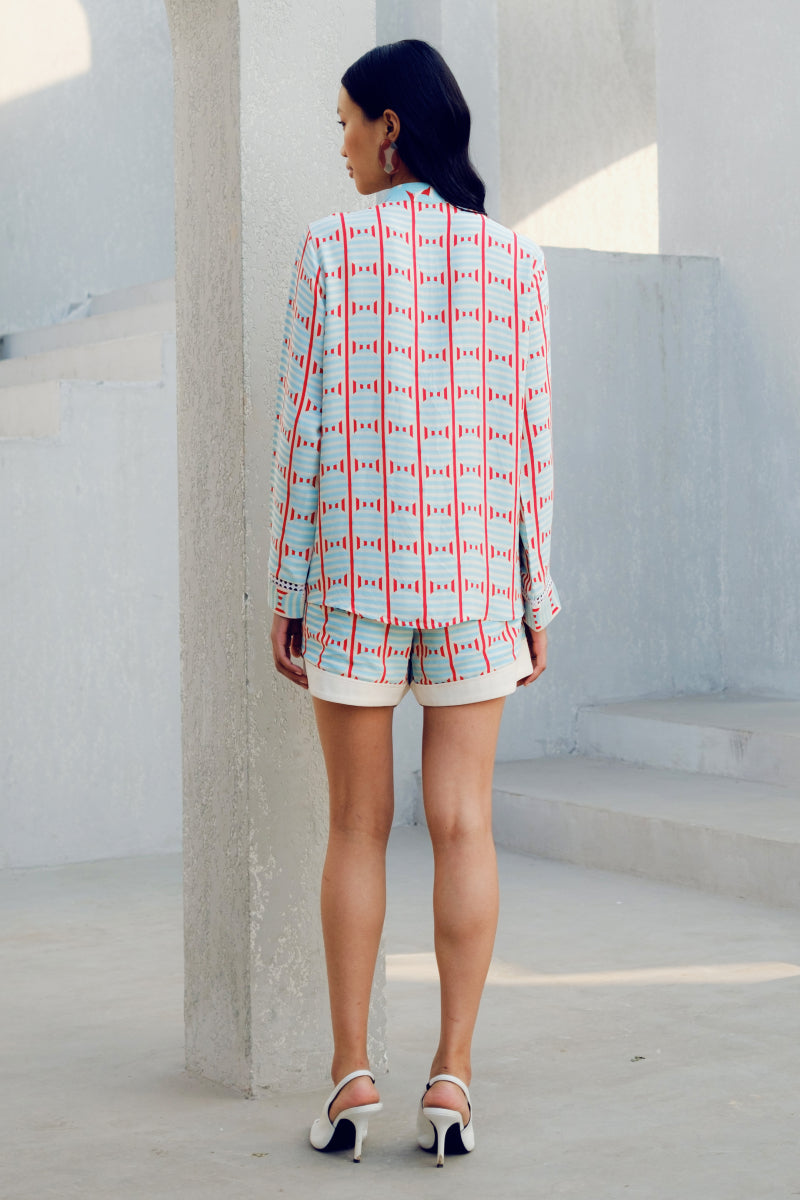 White Zip Shirt