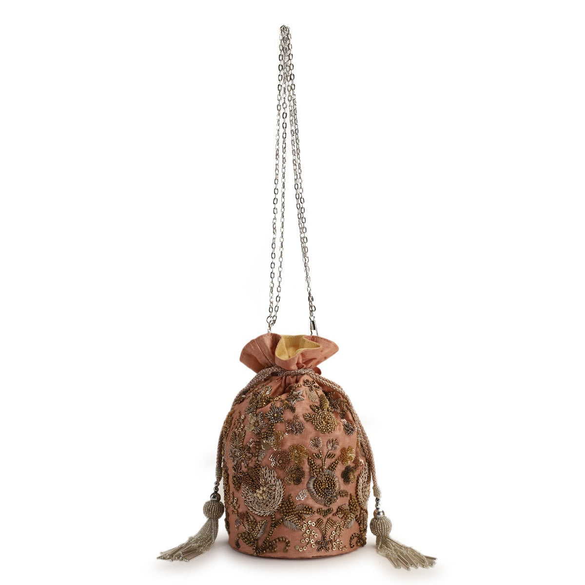 Pancho Pink Potli Bag