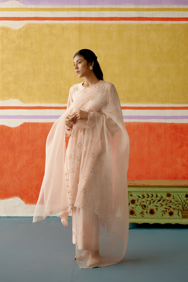 Pankhudi Frill Long Kurta Set
