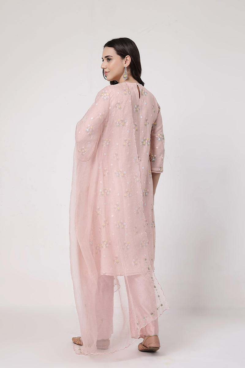 Pankhudi V Neck Set