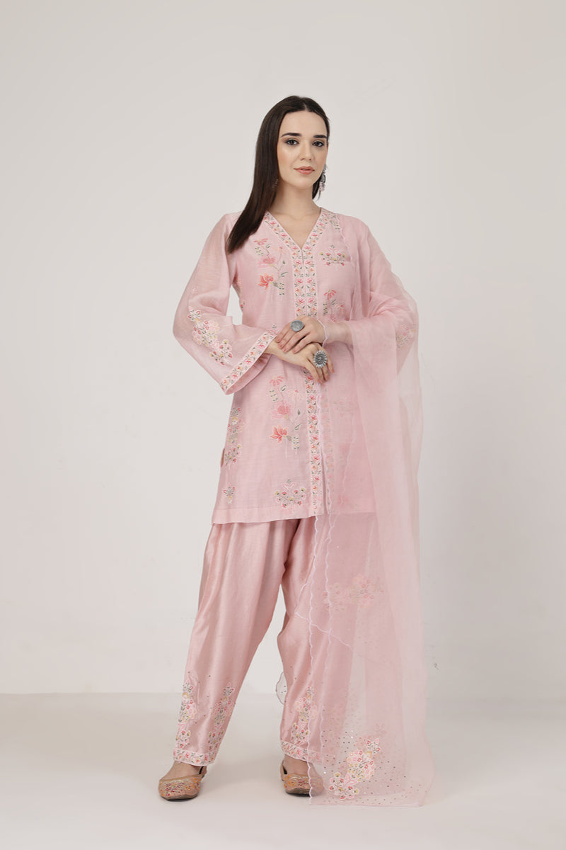 Pearl Pink Suit Set