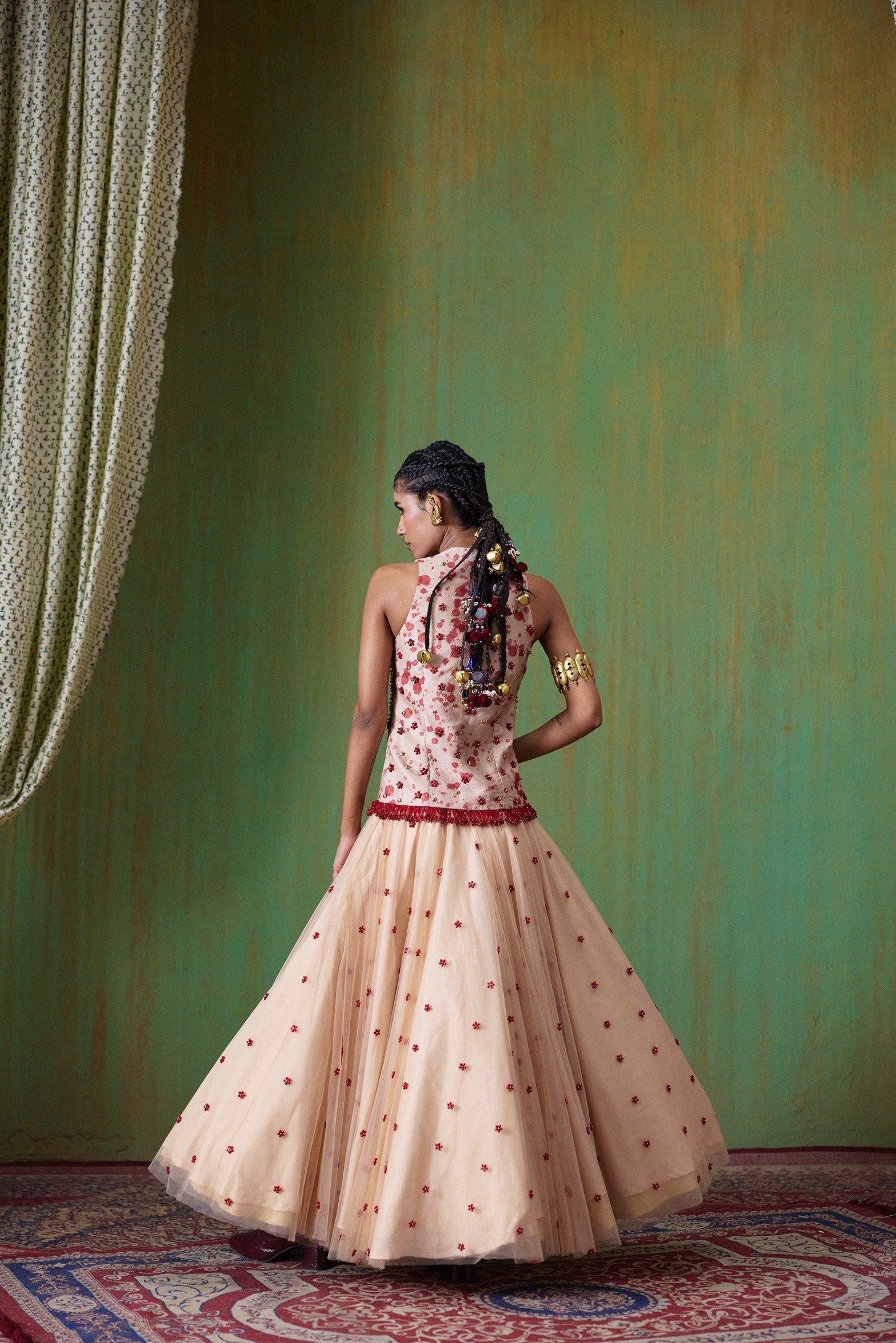 Phoolkari Lehenga Set
