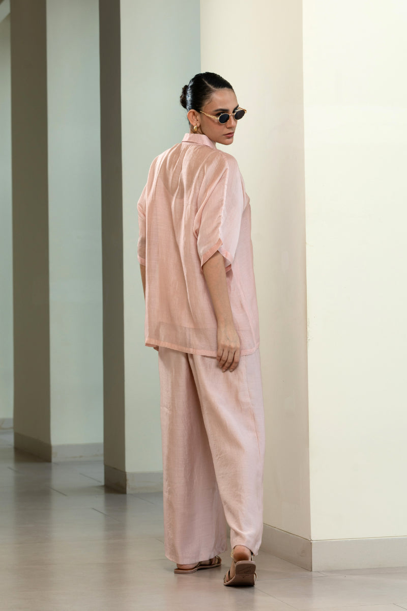 Eeda Full Patch Shirt - Pink