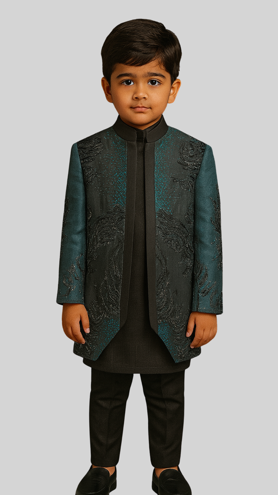 Niorveer Nehru Kurta Set with Jacket