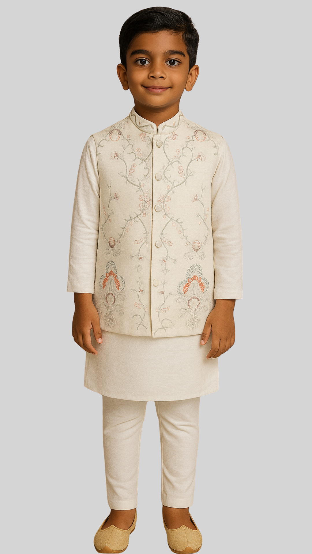 Amod Nehru Kurta Set with Jacket
