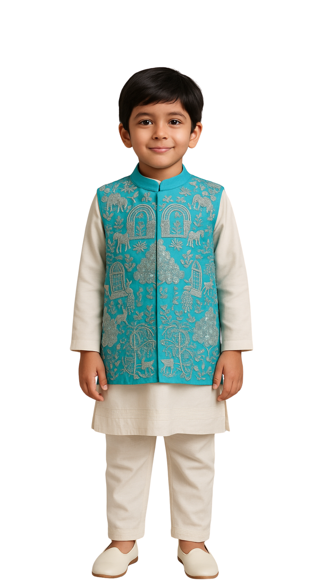Vanleela Nehru Kurta Set with Jacket