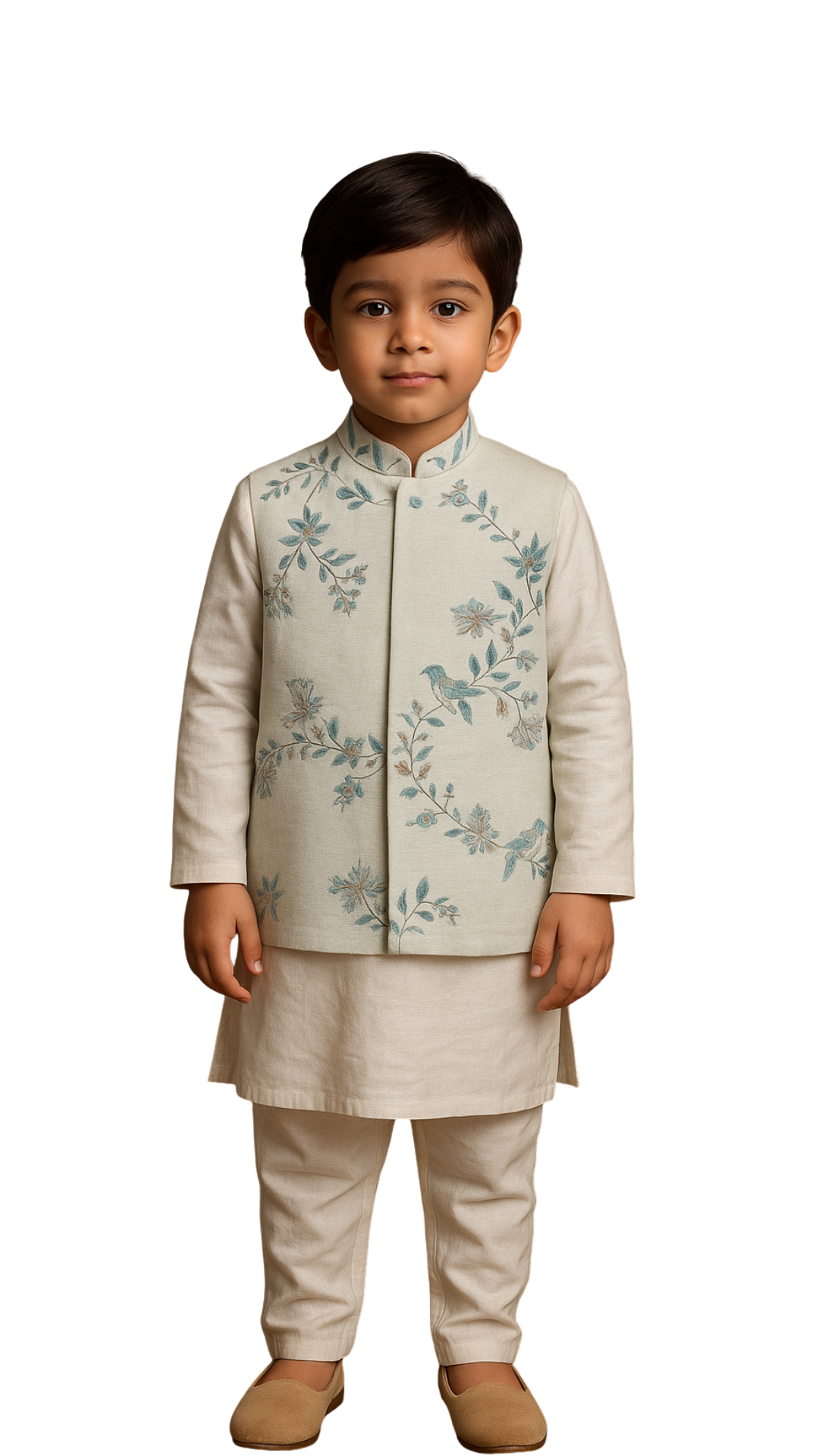 Anuvan Nehru Kurta Set with Jacket