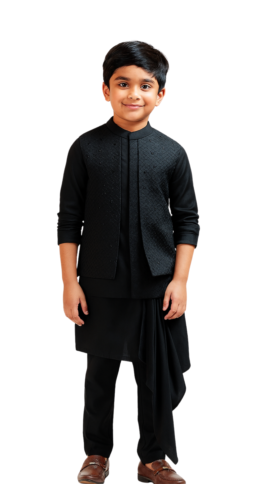 Vastraar Nehru Kurta Set with Jacket
