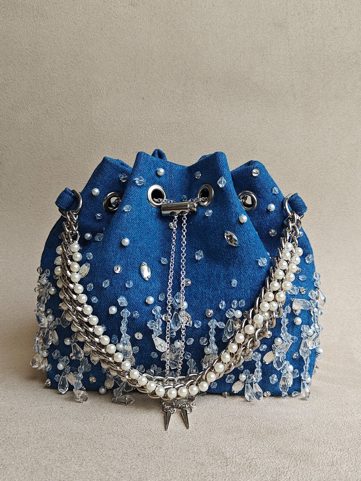 Denim Bucket Bag – AGASHE