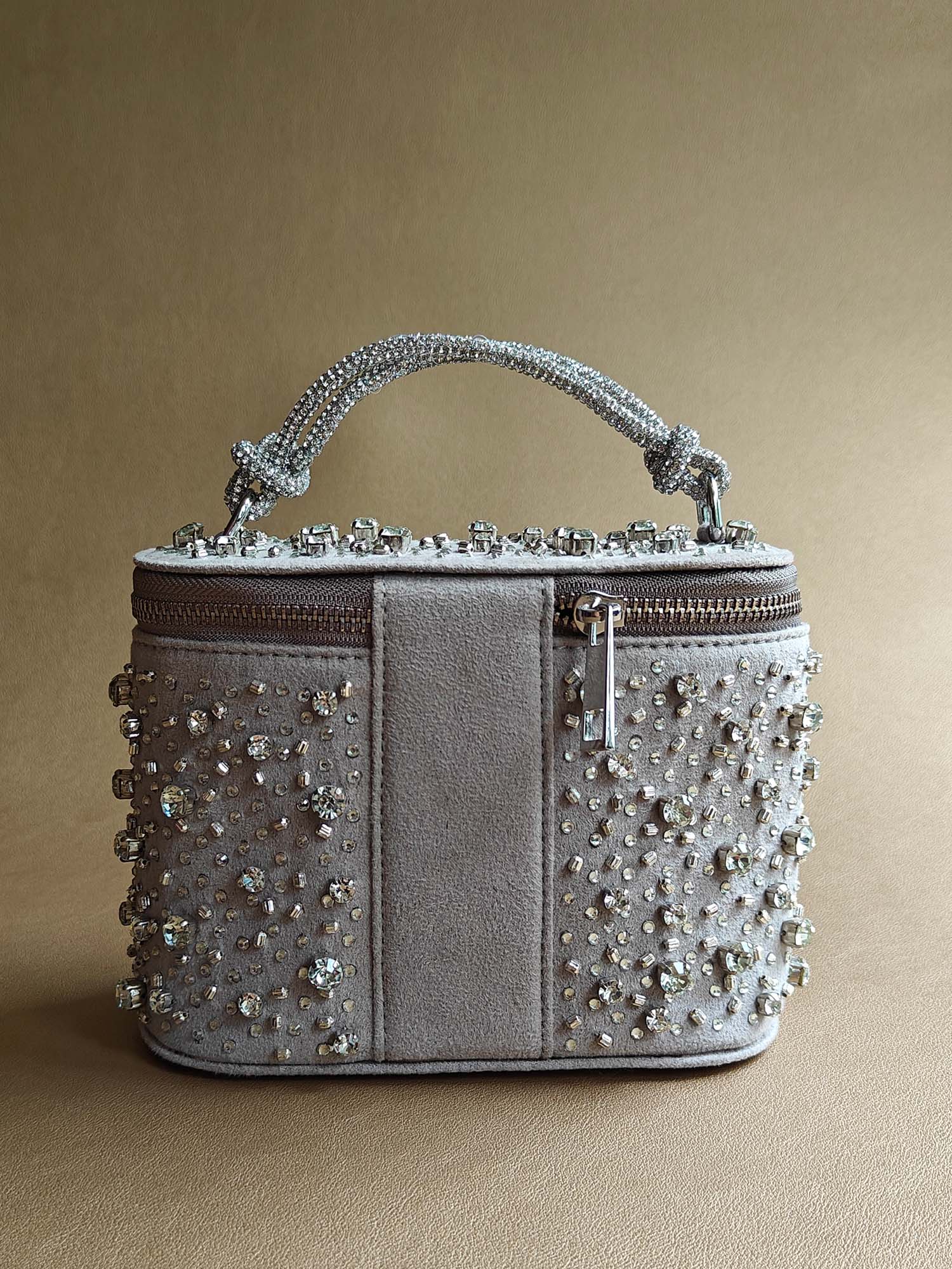 Silver Grey Vanity Bag