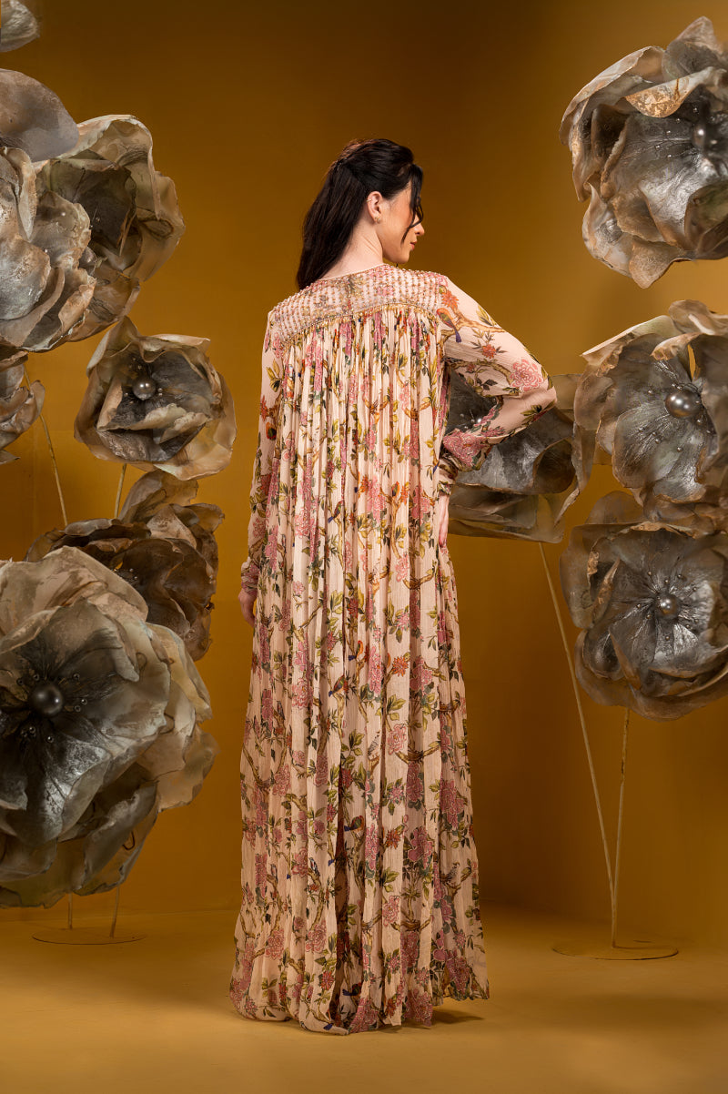 Printed Long Maxi Gown