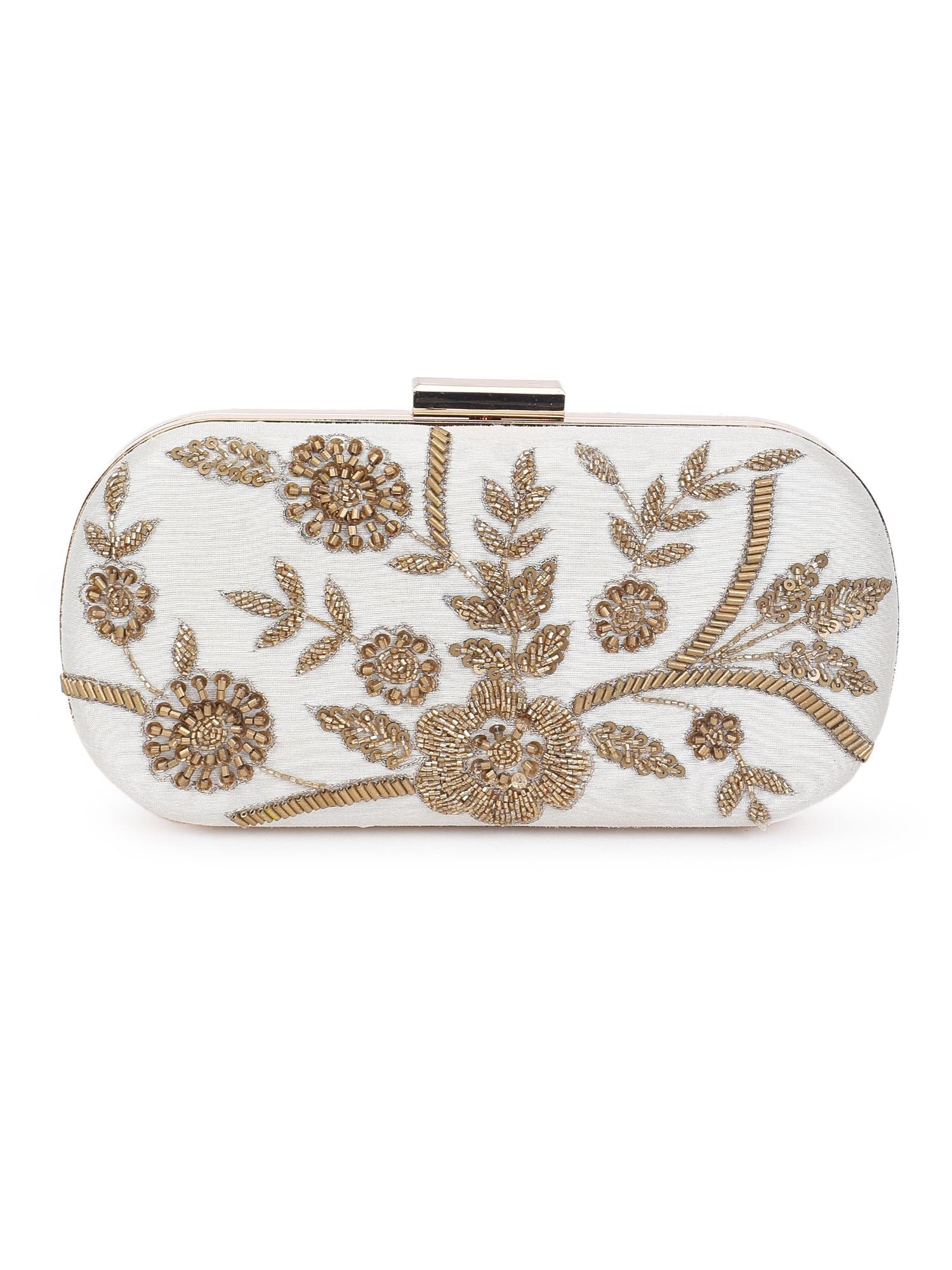 Dazzling Beige Clutch