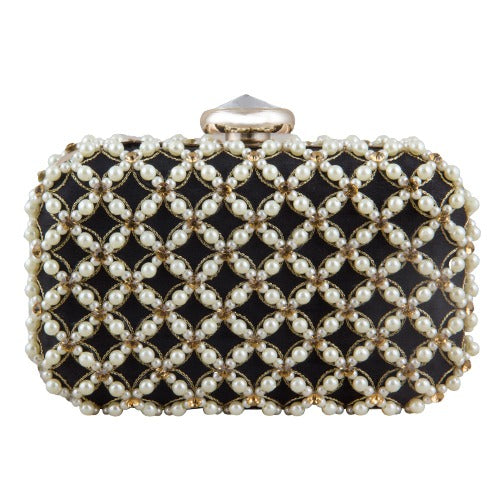 Pearl Bead Beauty Clutch