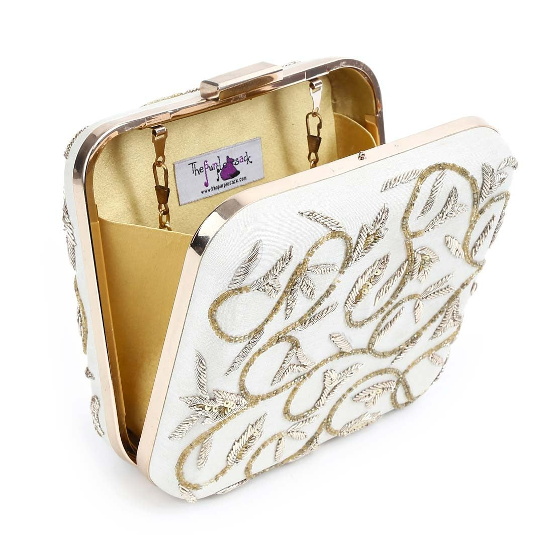 Square Vino Design Clutch