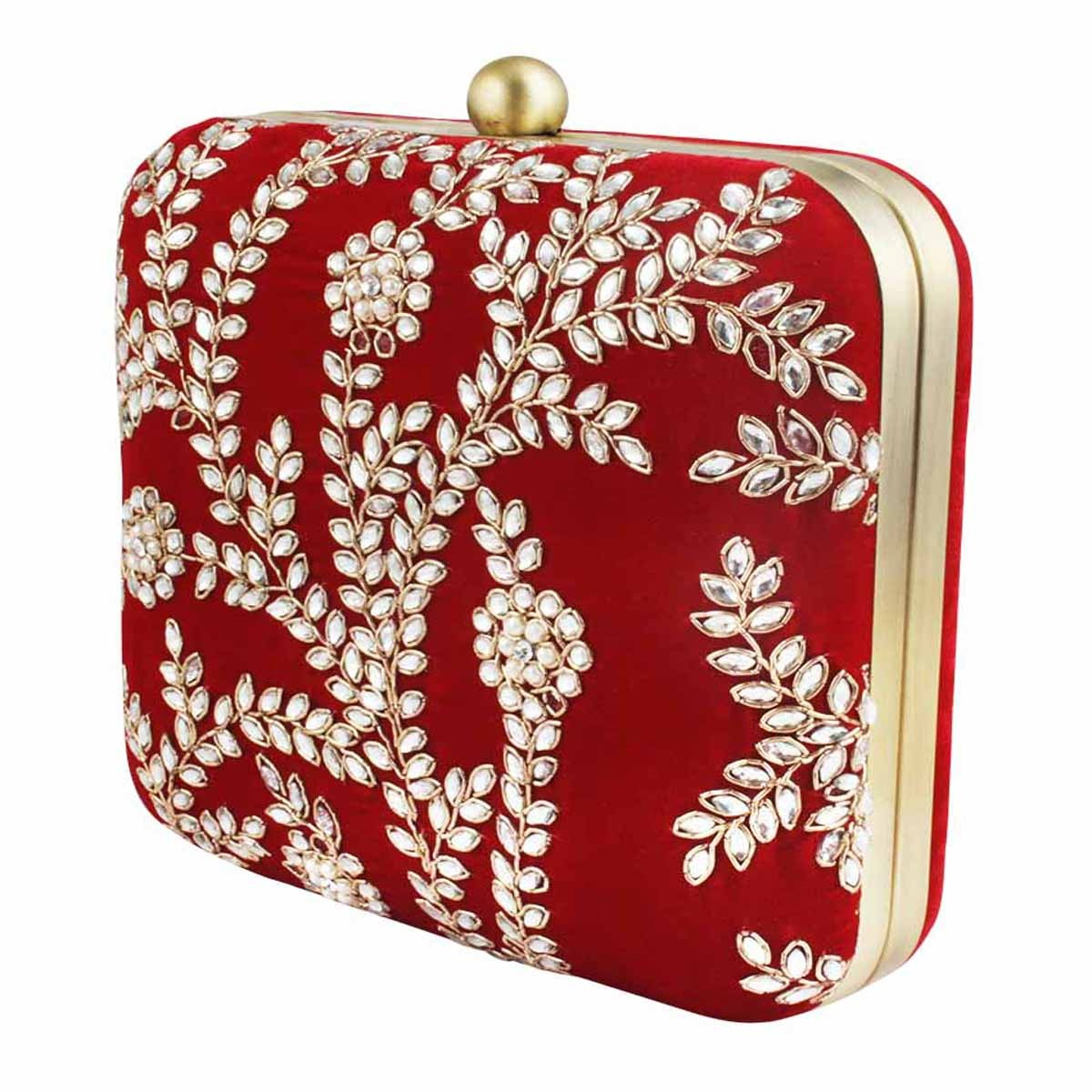 Mehroon Clutch Bag