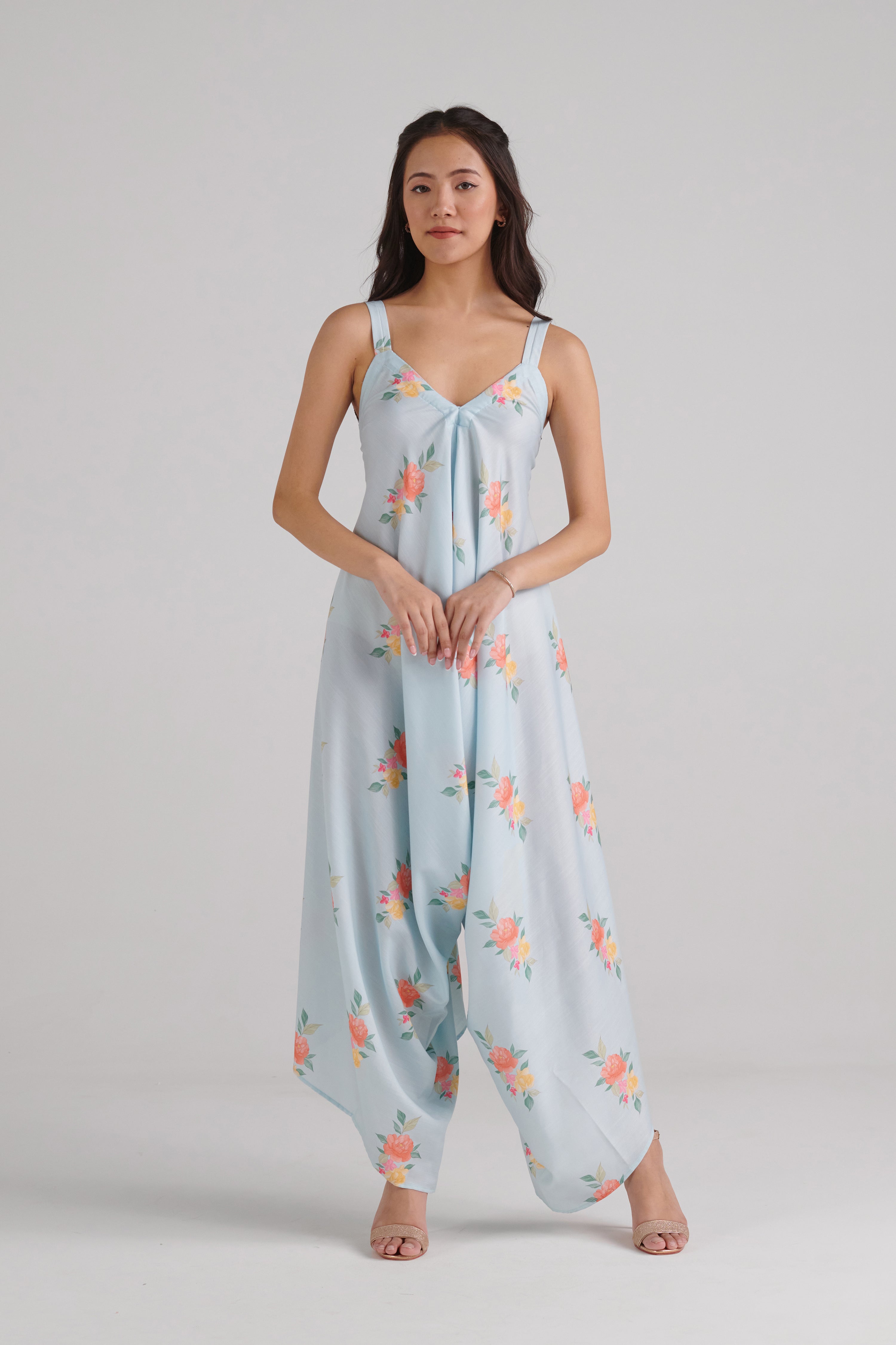 Baby Blue Palazzo Jumpsuit