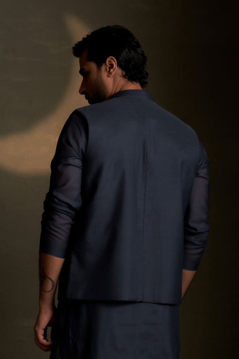 Blue Dusk Short Open Jacket