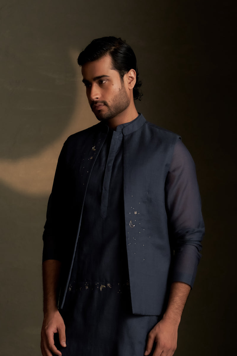 Blue Dusk Short Open Jacket