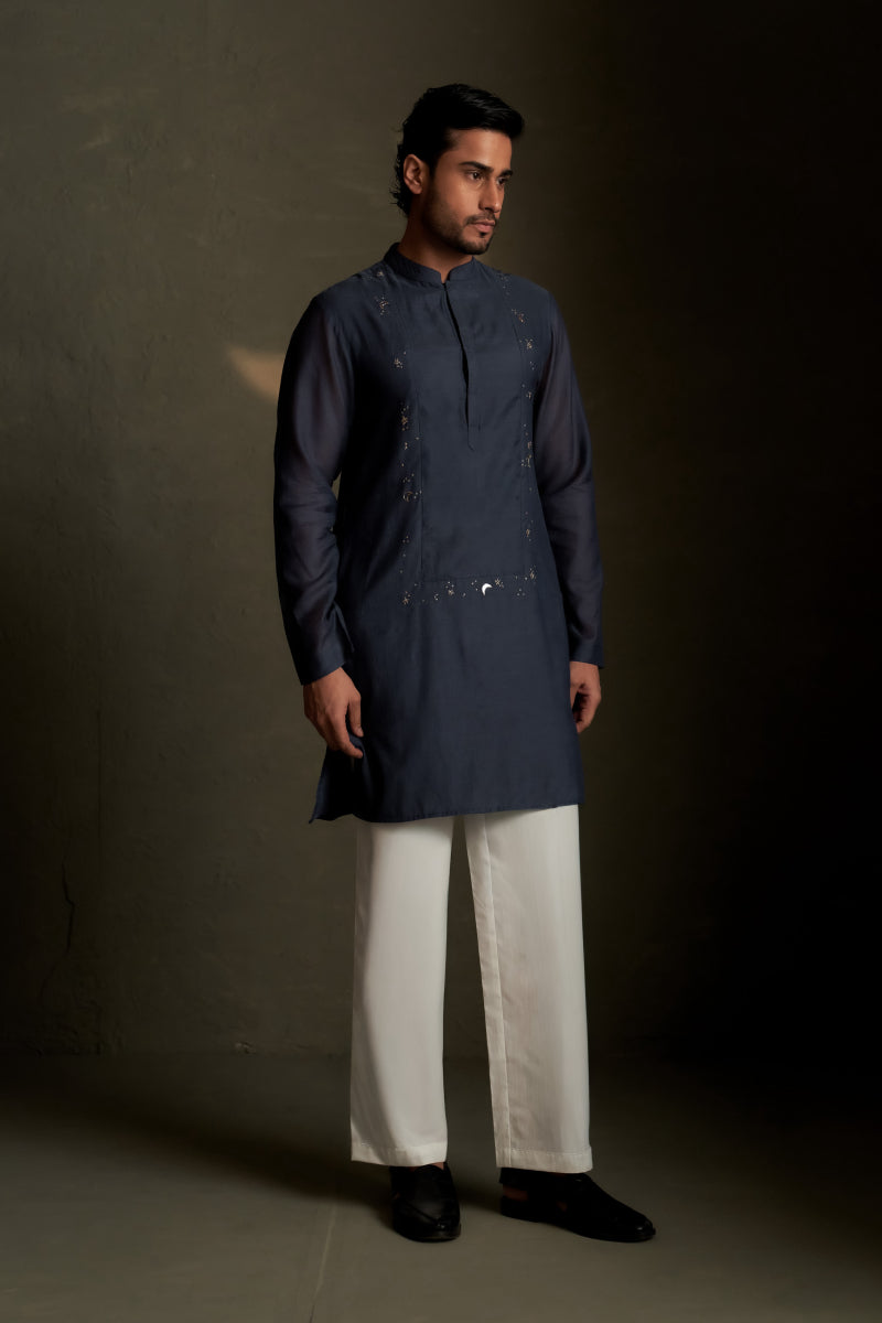 Blue Dusk Long Kurta Set