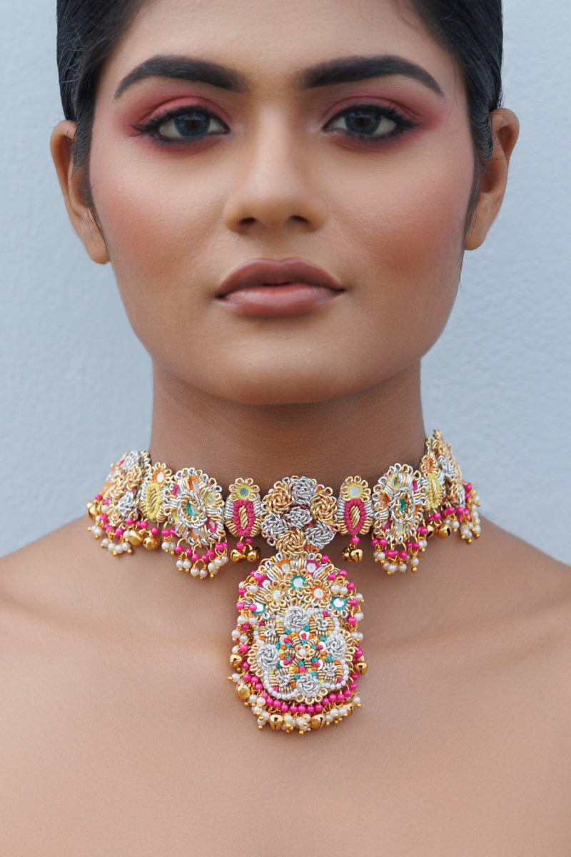 Baiza Bai Necklace Earing Tikka