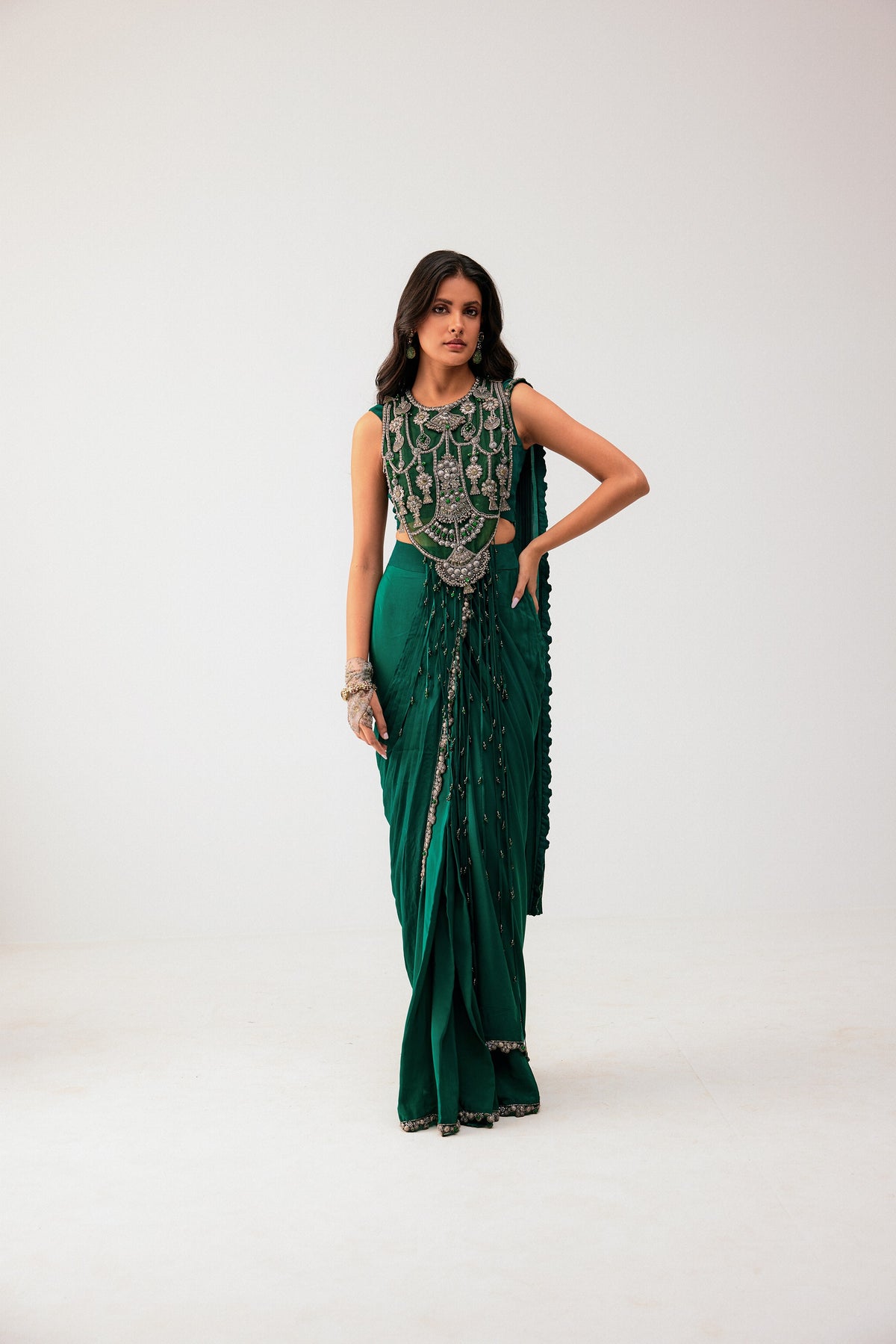 Drape Saree Set