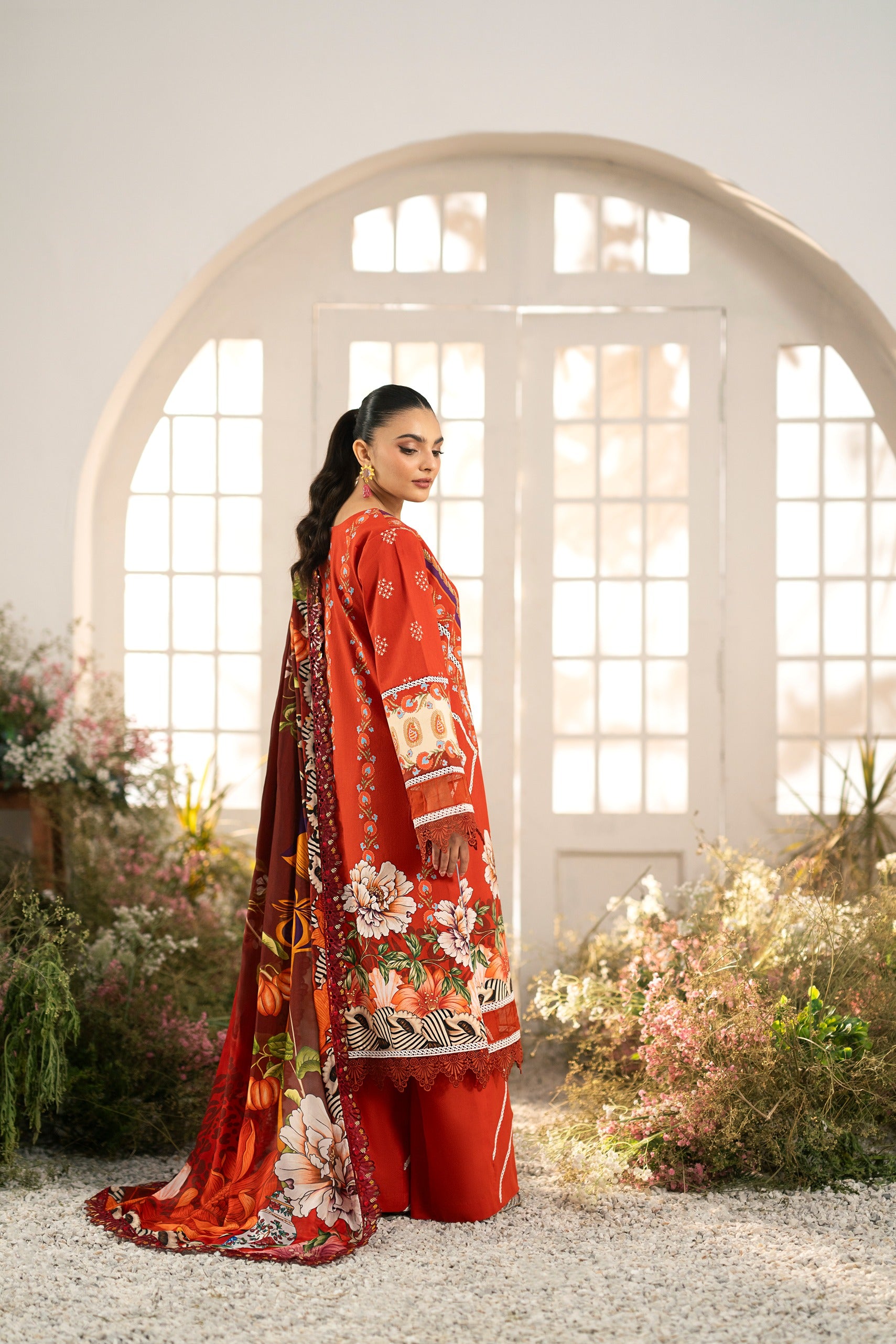 Crimson Charm Kurta Set