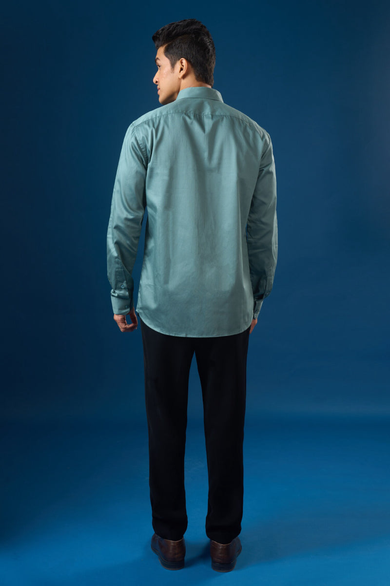 Rama Green Rose Shirt