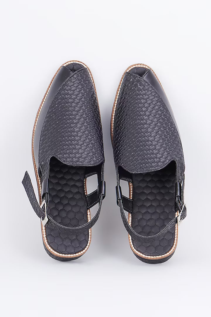 Coal Herringbone Peshawaris