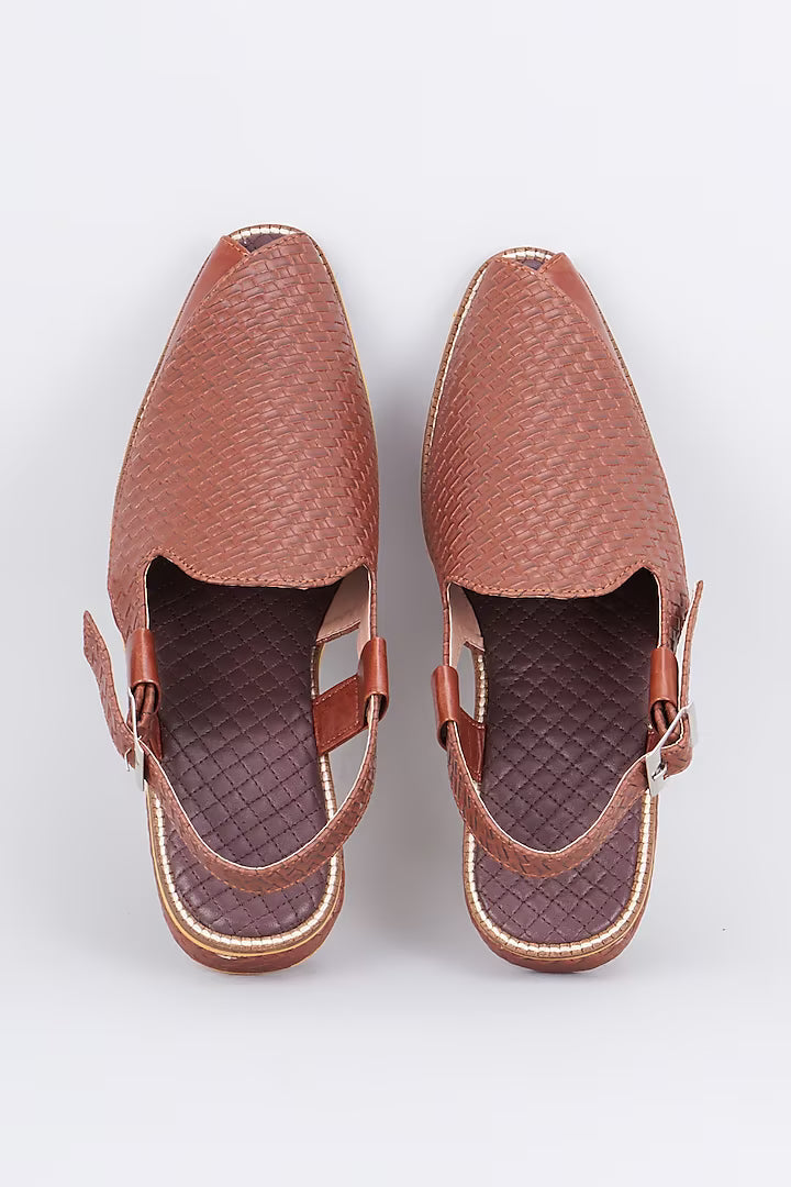 Cocoa Herringbone Peshawaris