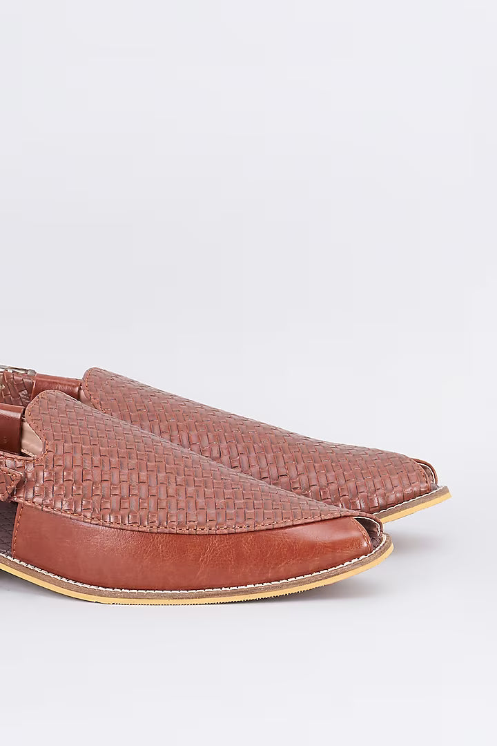 Cocoa Herringbone Peshawaris