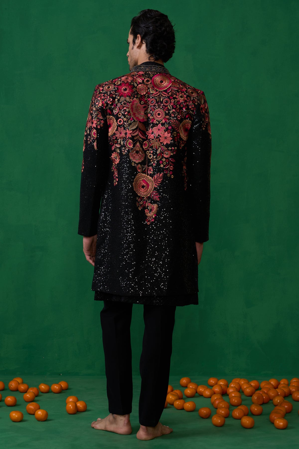 ROSE BLACK INDOWESTERN SET