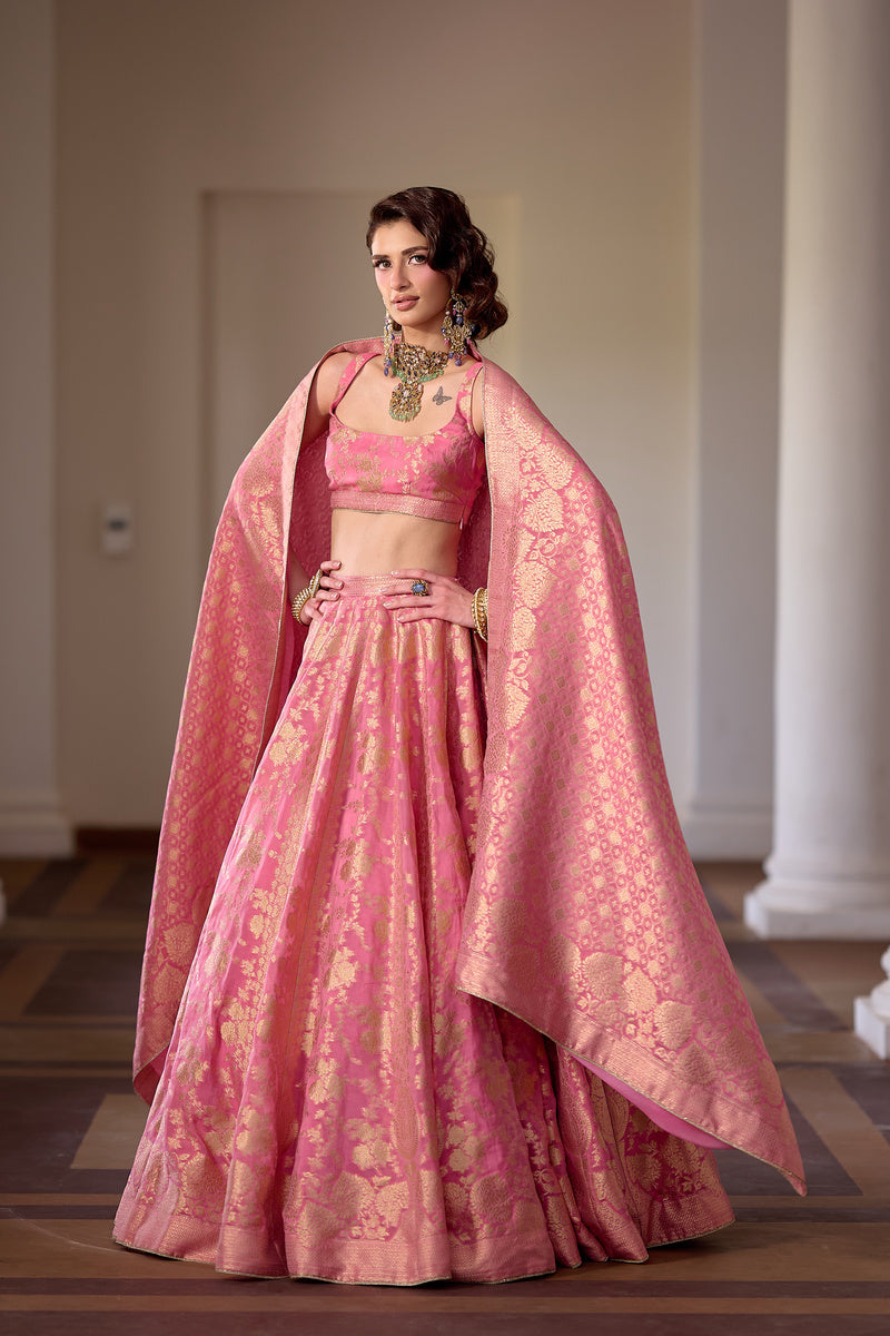 SAFAA ROSE KALAKAND LEHENGA