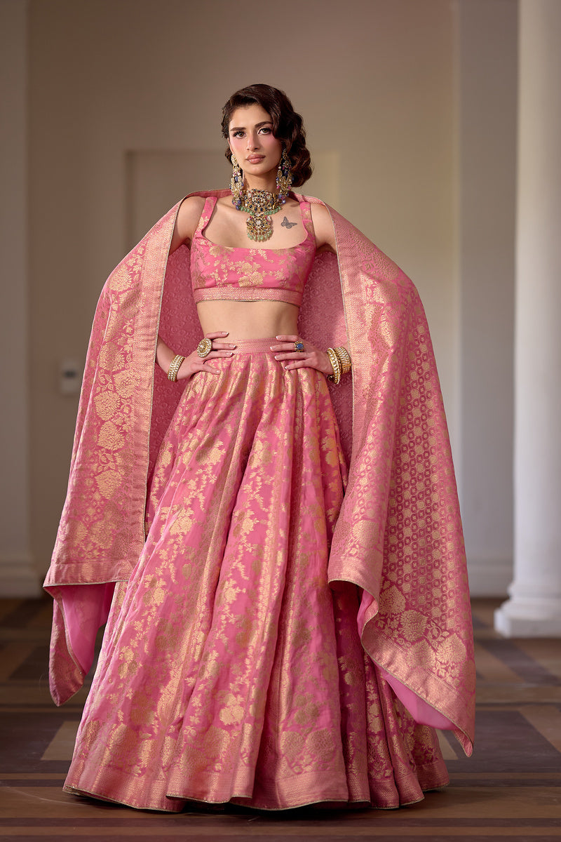 SAFAA ROSE KALAKAND LEHENGA