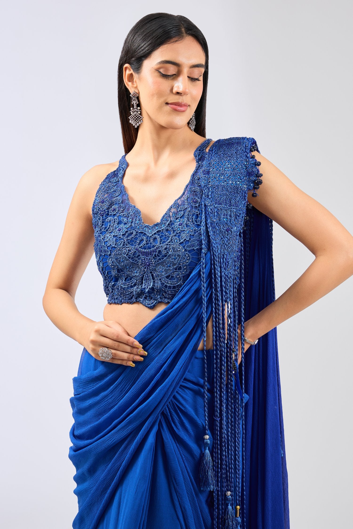 Sairra Stich Sari Set