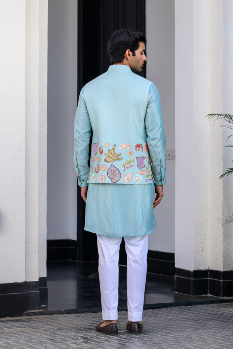 Gardenia Highlighted Apllique Bundi Full Set