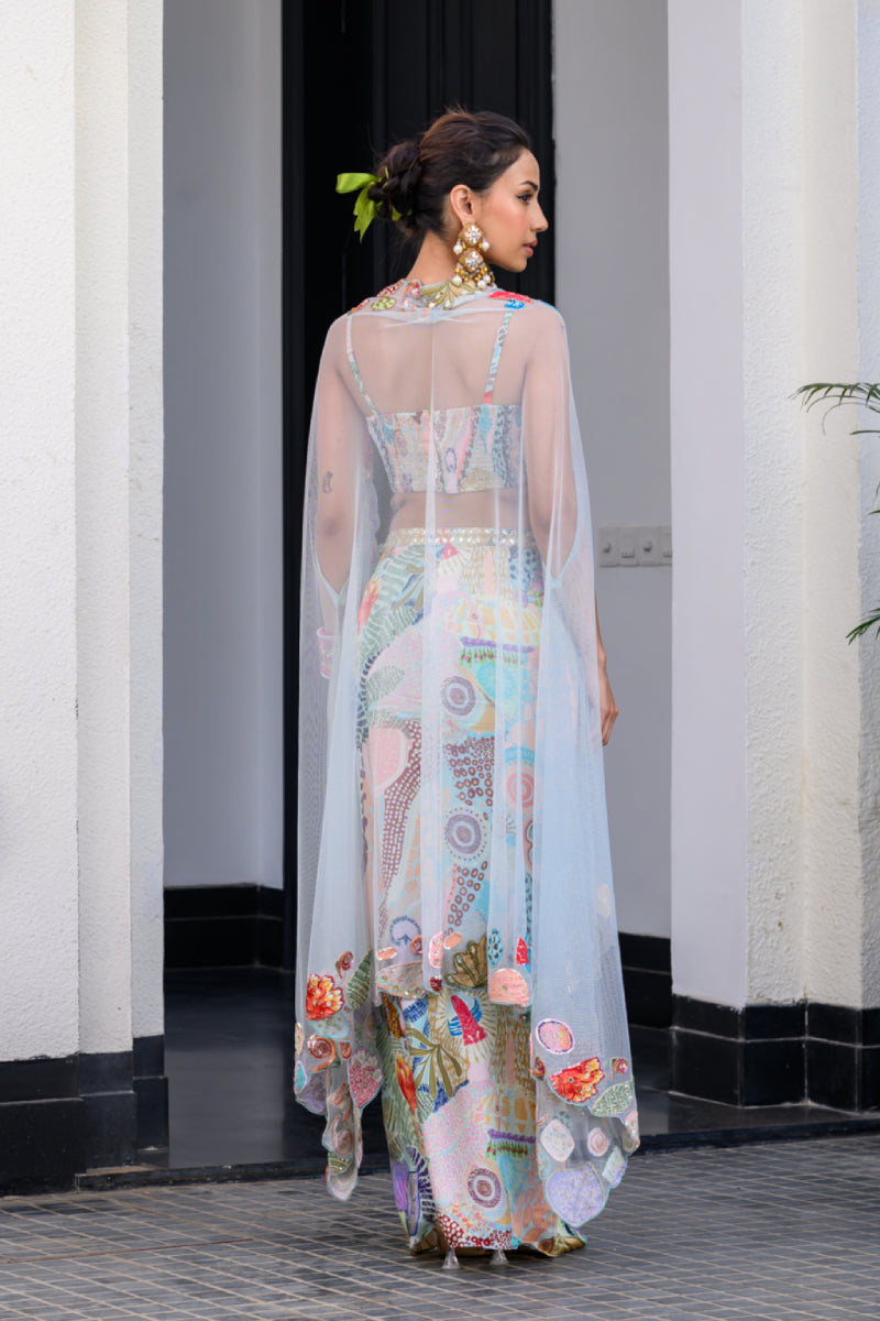 Gardenia Dhoti Skirt Set Paidawn