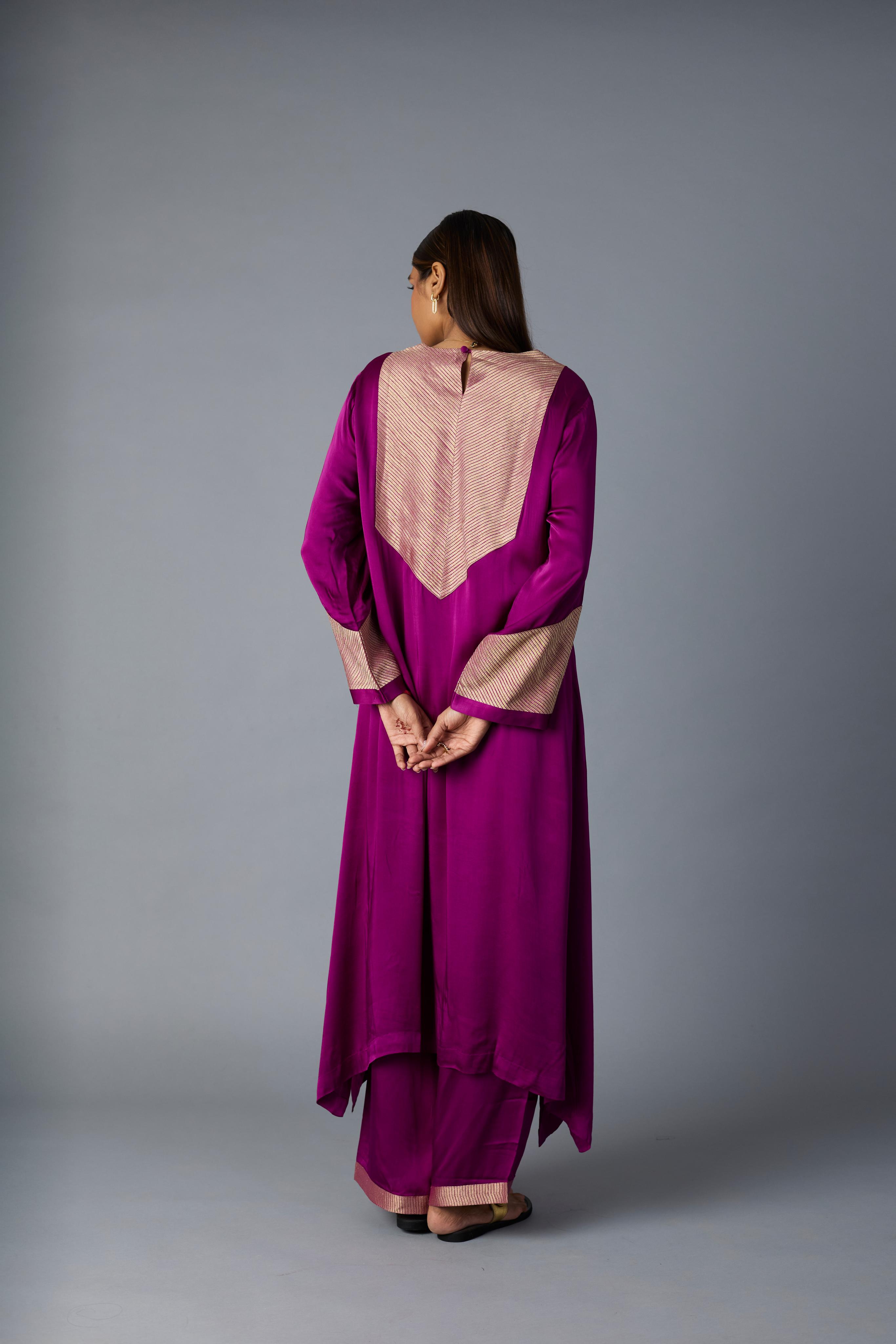 RASNA CO-ORD SET - PURPLE