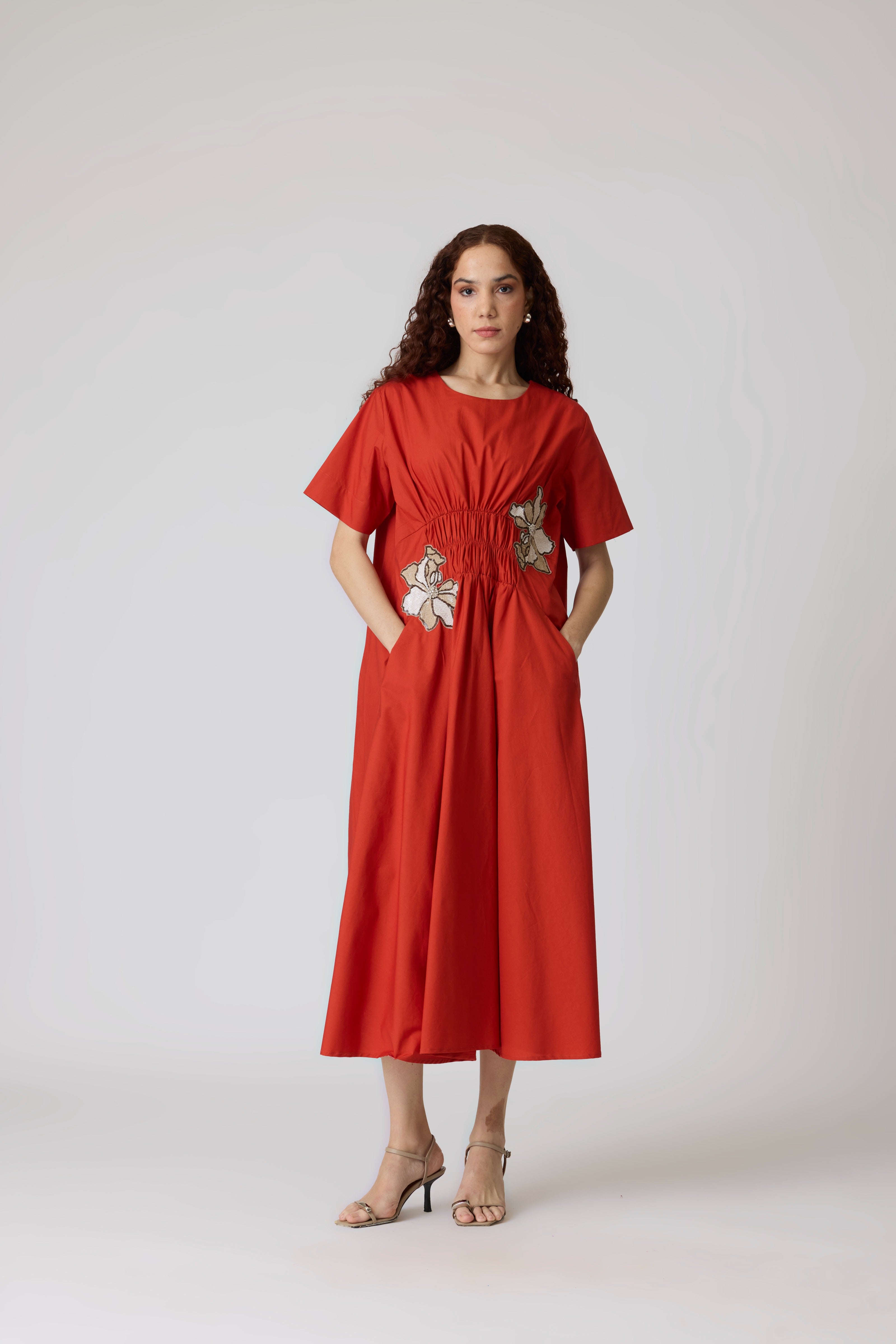 Rhodes Applique Dress
