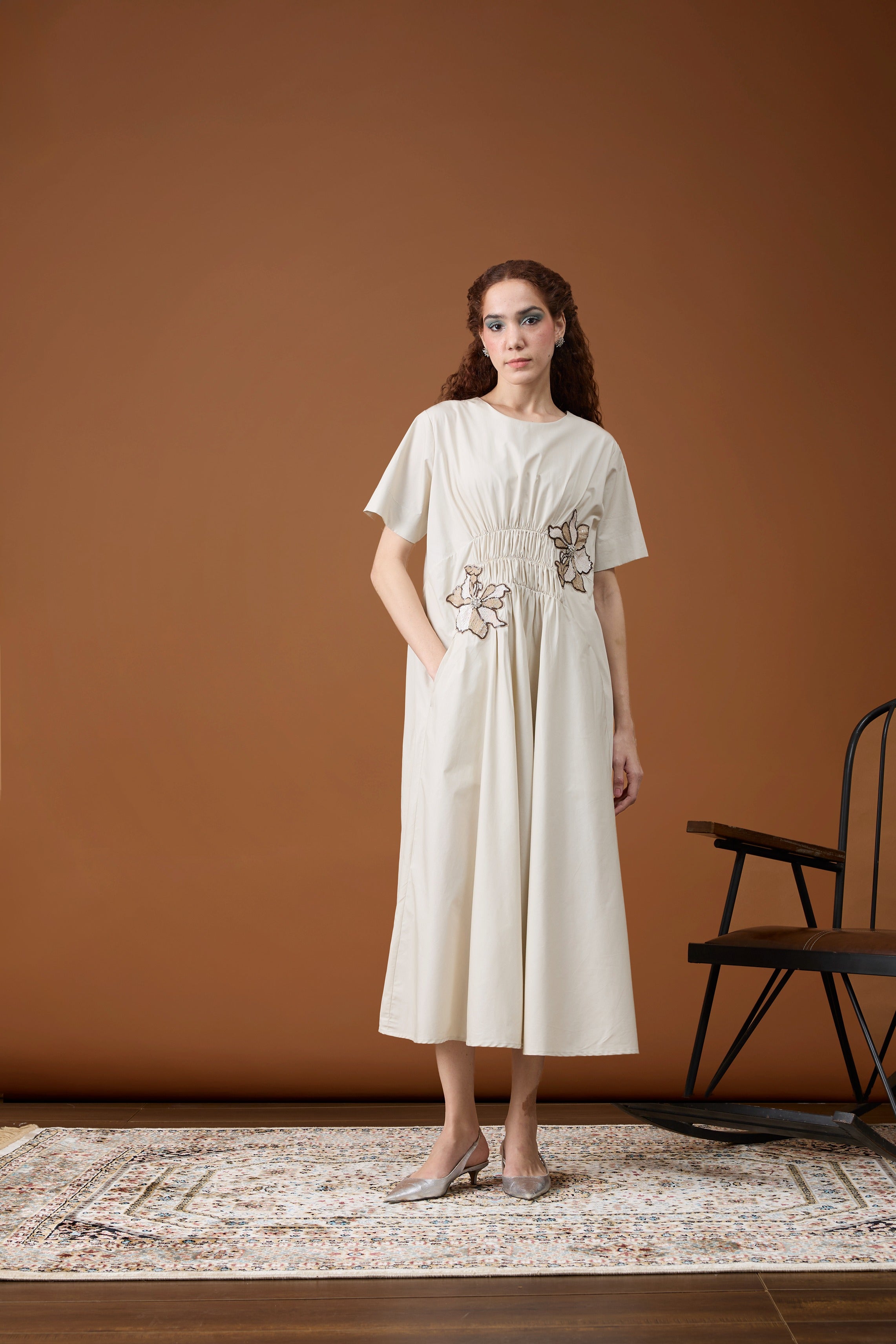 Rhodes Applique Dress