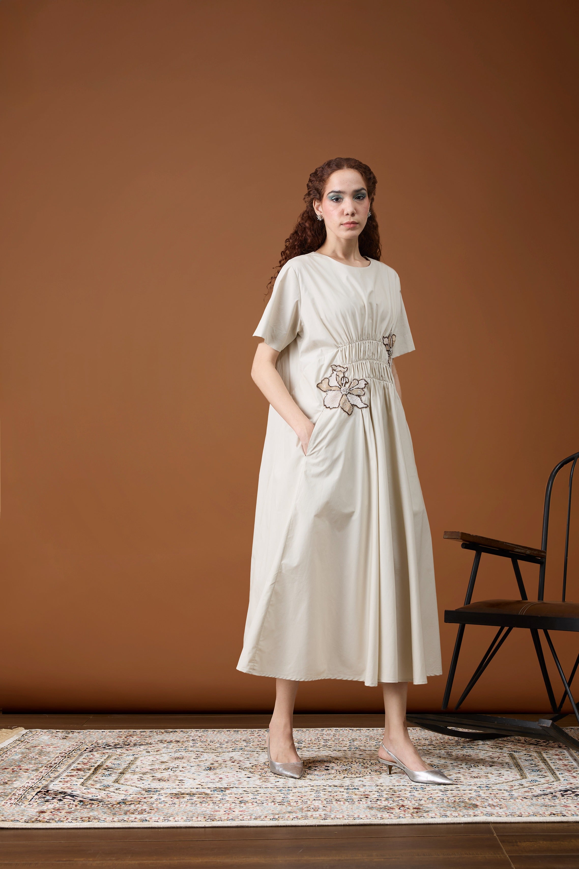 Rhodes Applique Dress