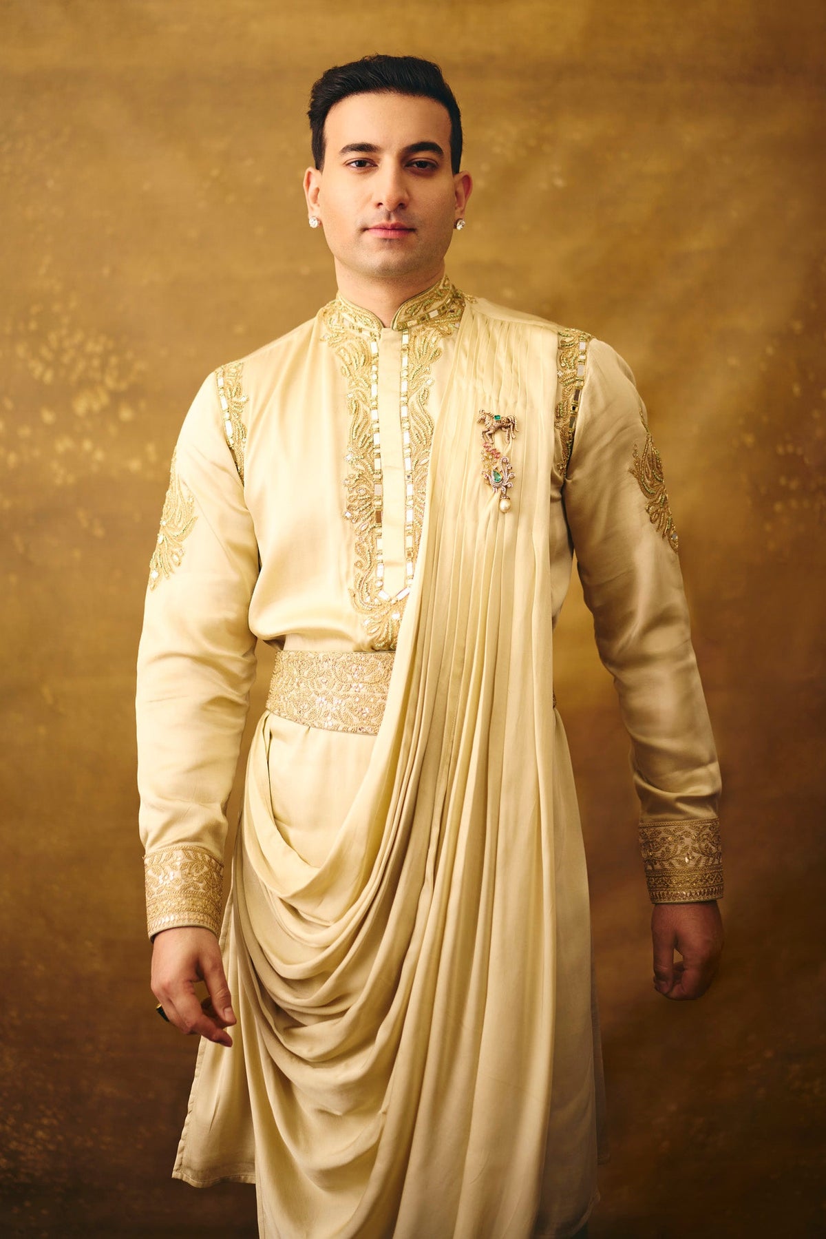 Rishab Rikhiram Sharma in Shiv Kurta Set