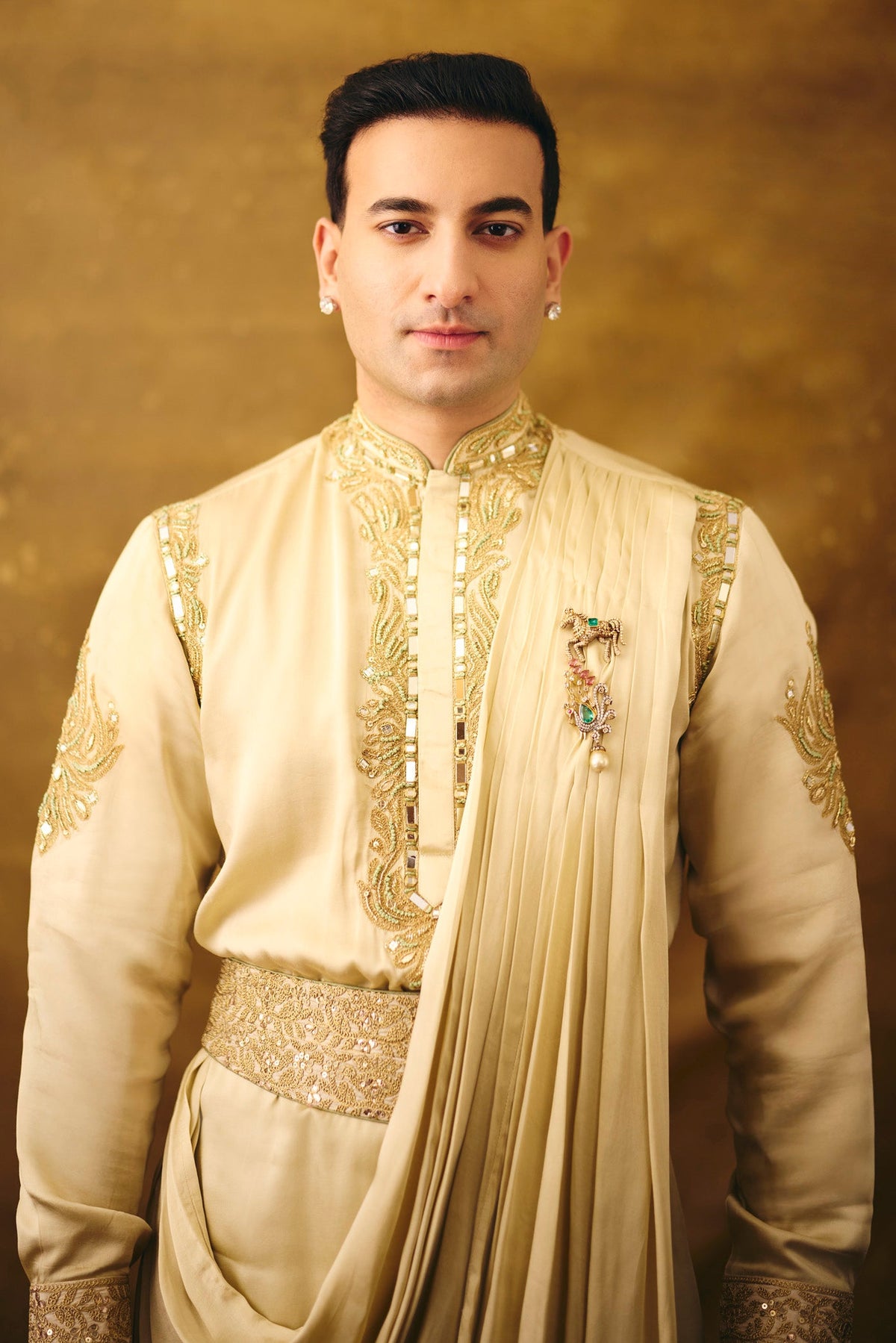 Rishab Rikhiram Sharma in Shiv Kurta Set