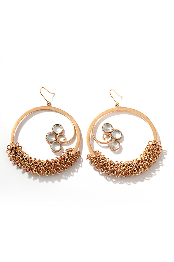Sunlight Earrings With Crystals