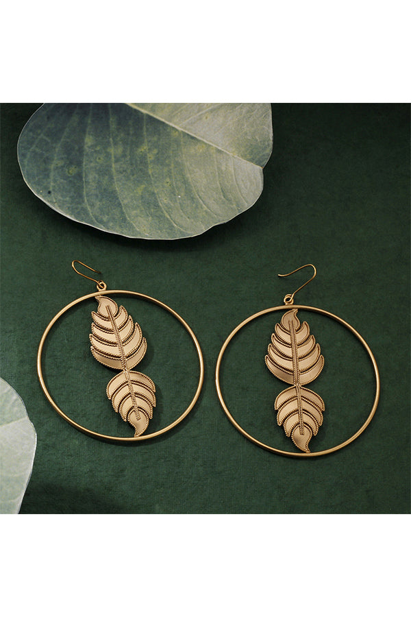 Plantain Leaf Hoops
