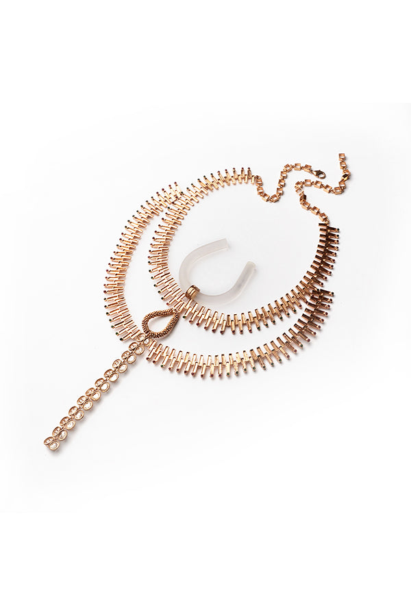 Grand Deity Gold Plated Necklace